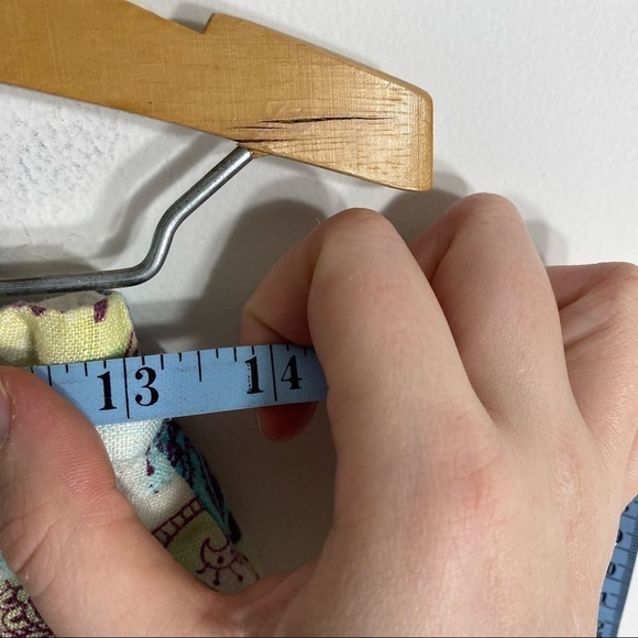 Alexandra Bartlett 100% Linen Pants Paisley Blue Yellow White Drawstring Sz 2 - Picture 7 of 7